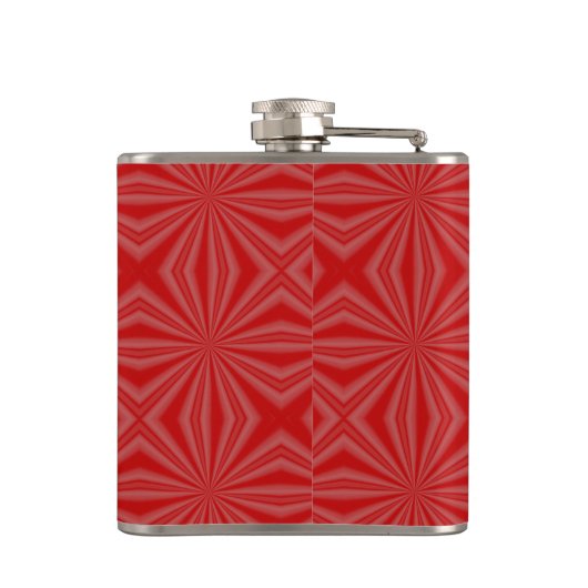 アゾーレンラブハース国旗のバレンタパーソナライズされたイン フラスク (裏面)