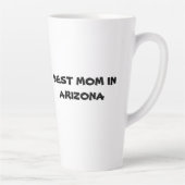 アゾ最高のナのお母さんに感謝 カフェラテマグ (右)