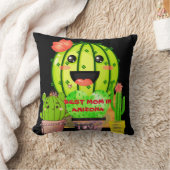 アゾ最高のナのお母さんカスタマイズの母ギフトブラック クッション (ブランケット)