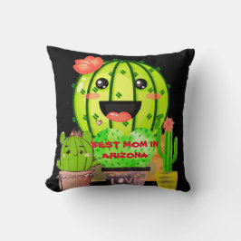 アゾ最高のナのお母さんカスタマイズの母ギフトブラック クッション