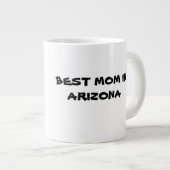アゾ最高のナのお母さんカスタマイズの母 ジャンボコーヒーマグカップ (正面右)