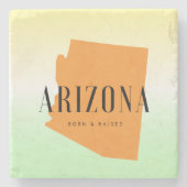 アゾ生まれナと隆起 ストーンコースター (正面)