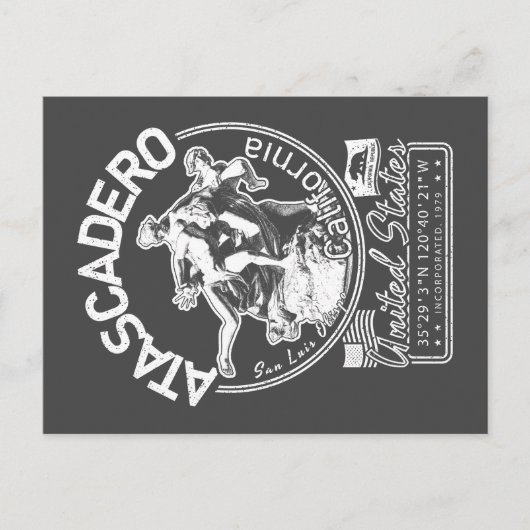 アタカデロカリフォルニアサンケンガーデンズ ポストカード (正面)