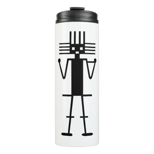 アタカマ巨大なジオクリッペのシンボル古代ナスカ・ペルーa タンブラー (正面)