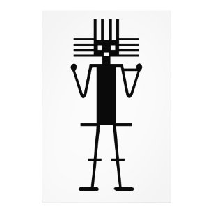 アタカマ巨大なジオクリッペのシンボル古代ナスカ・ペルーa フォトプリント