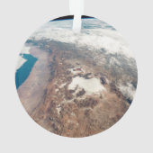 アタカマ砂漠とアンデスの塩フラッツ オーナメント (裏面)