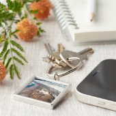 アタカマ砂漠とアンデスの塩フラッツ キーホルダー (側面)