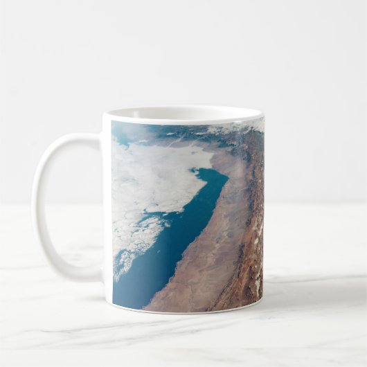 アタカマ砂漠とアンデスの塩フラッツ コーヒーマグカップ (左)