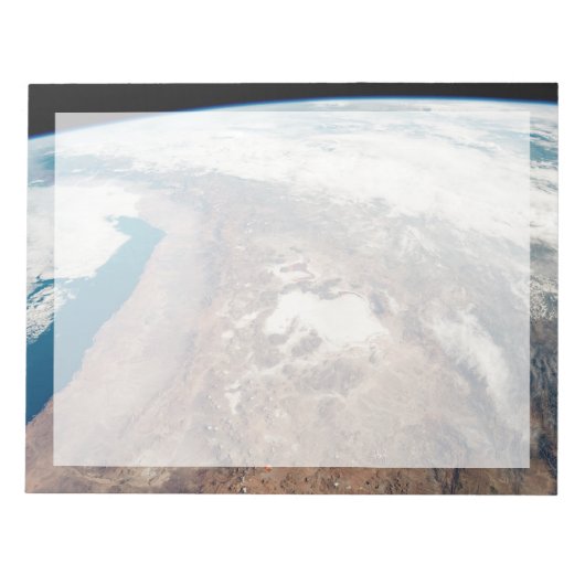 アタカマ砂漠とアンデスの塩フラッツ ノートパッド (正面)