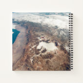アタカマ砂漠とアンデスの塩フラッツ ノートブック (裏面)