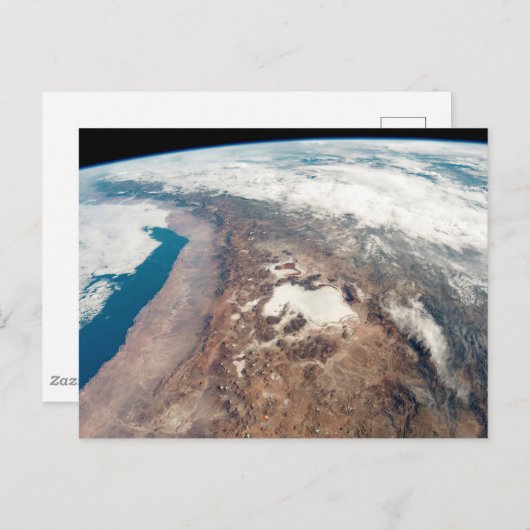 アタカマ砂漠とアンデスの塩フラッツ ポストカード (正面/裏面)