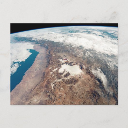 アタカマ砂漠とアンデスの塩フラッツ ポストカード (正面)