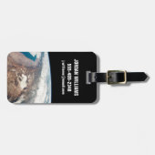 アタカマ砂漠とアンデスの塩フラッツ ラゲッジタグ (正面横)