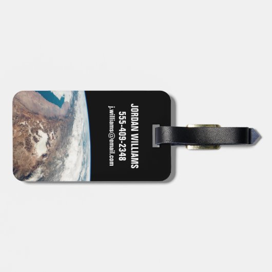 アタカマ砂漠とアンデスの塩フラッツ ラゲッジタグ (裏面横)