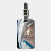 アタカマ砂漠とアンデスの塩フラッツ ラゲッジタグ (正面縦)