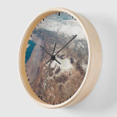 アタカマ砂漠とアンデスの塩フラッツ 壁時計 (傾斜)