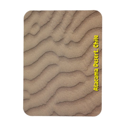 アタカマ砂漠の砂紋 マグネット (縦)