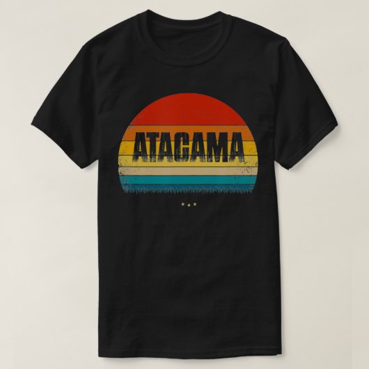 アタカマ砂漠リマインダーチリ土産 Tシャツ (デザイン正面)