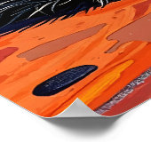 アタカマ砂漠，チリ – 天の川疑問に思 ポスター (角)