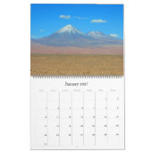 アタカマ砂漠 2027 ラージ  カレンダー (1月 2027)