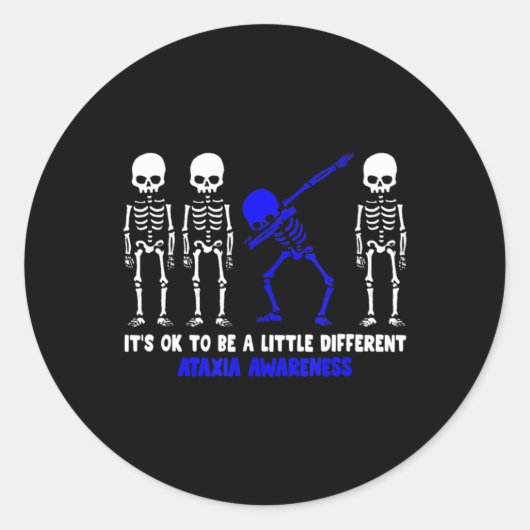 アタキアウォリアリアーブルーリボン認識度病ハロ ラウンドシール (正面)