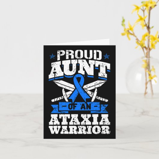 アタキア戦士の叔母の認識度リボンディスタシ カード (黄色い花)