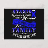 アタキア認識度ファミリーウォリアサポートTシャツ129 ポストカード (正面)