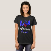 アタキシアウォリアリアー蝶認識度サポート Tシャツ (正面フル)