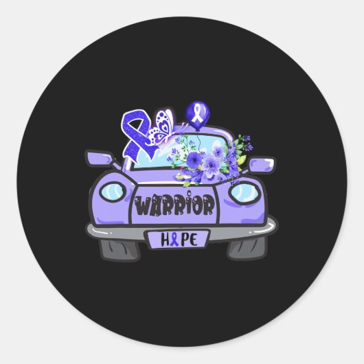 アタキシア戦士ティーの車アタキシア認識度ギフトF ラウンドシール (正面)