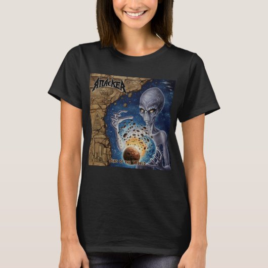 アタッカー – 世界アルバムの罪2016 Tシャツ (正面)