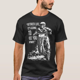 アタックライフ オートバイ Tシャツ