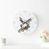 アタック子猫ウォールクロック ラージ壁時計 (ホーム)