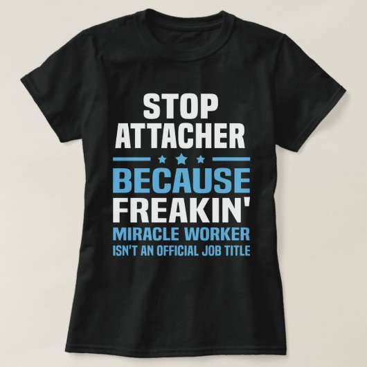 アタッストップサー Tシャツ (デザイン正面)