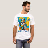 アタッチされた文字列 Tシャツ (正面フル)