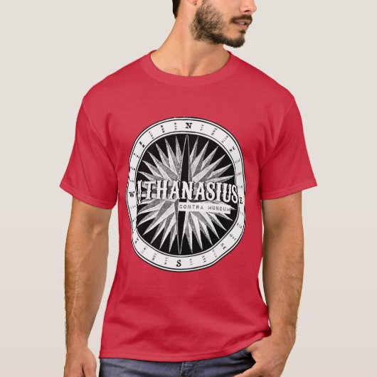 アタナシウス・コントラ・ムンドゥム コンパス Tシャツ (正面)