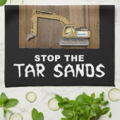 アタバスカタールサンズダック山 キッチンタオル (折り畳み)