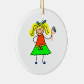 アタマジラミの子供 セラミックオーナメント (右)