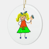 アタマジラミの子供 セラミックオーナメント (左)