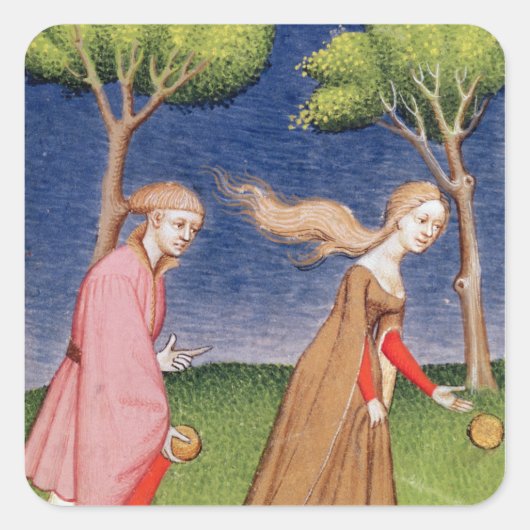 アタランタに対するメラニン人種 スクエアシール (正面)