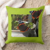 アタランタバタフライデザイン装飾用クッション クッション (ブランケット)