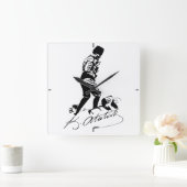 アタルク スクエア壁時計 (ホーム)