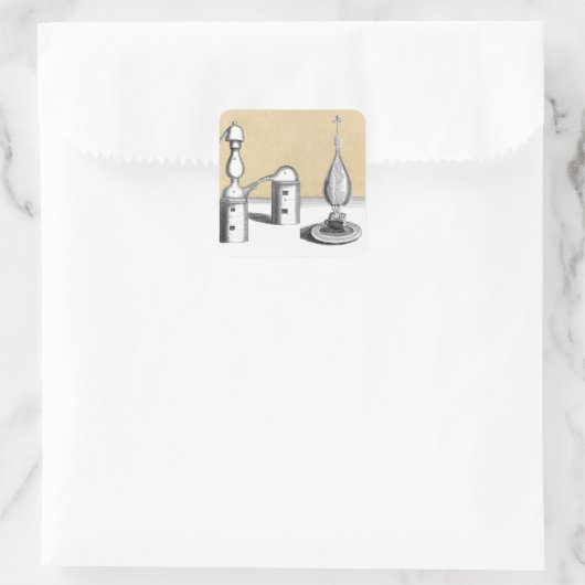 アターナー錬金炉とアレムビックフラスコ スクエアシール (バッグ)