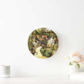 アターンインザロードポールセザンヌ ラウンド壁時計 (ホーム)