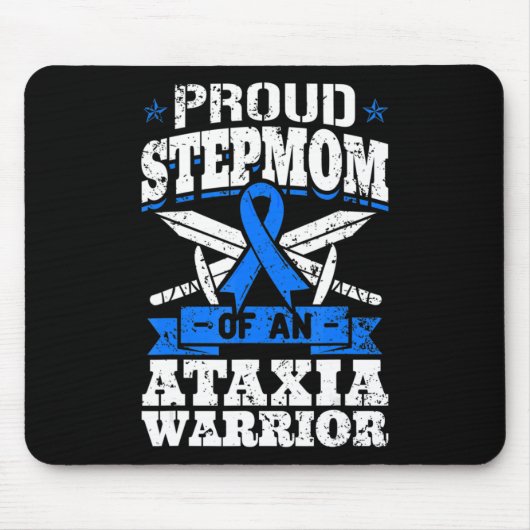 アタ誇りを持ったキシア戦士の義母認識度リブ マウスパッド (正面)