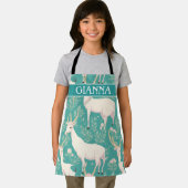 アダックスパステルカラフルパタパーソナライズされたーン エプロン (インサイチュ)