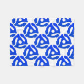 アダプタの記録 フリースブランケット (正面(横))