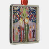 アダムおよびイブおよび彼らの13人の双生児 メタルオーナメント (右)