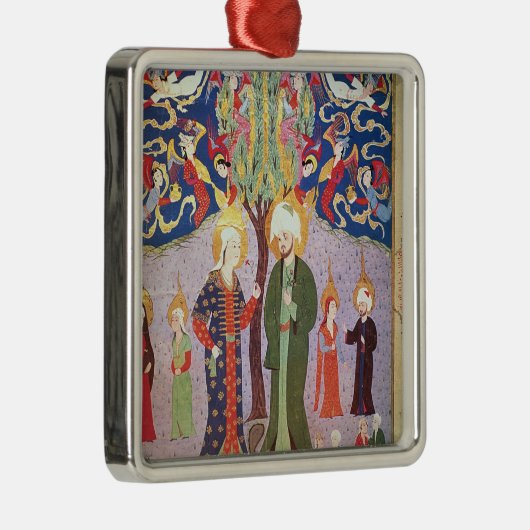 アダムおよびイブおよび彼らの13人の双生児 メタルオーナメント (右)