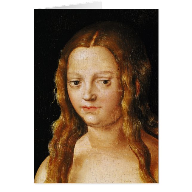 アダムおよびイブのイブの頭部の詳細 (正面)