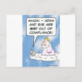 アダムおよびイブは承諾からあります ポストカード (正面)